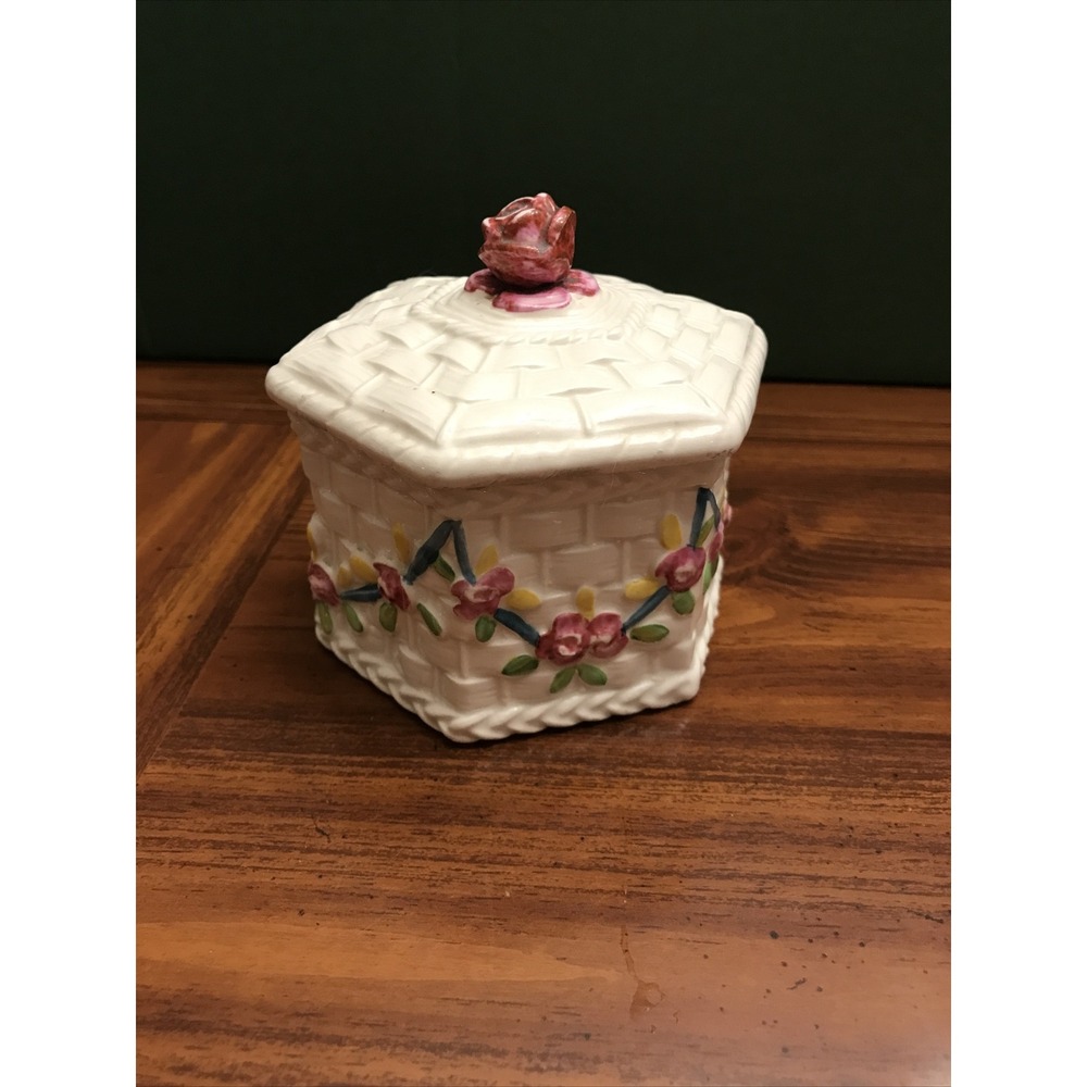 Czecho made in Slovakia octagon pin jewelry box